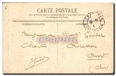 Chartres — Katedra — Wieża Klasztoru — (XVI wiek) — Wydawca: C. P. A. (nr 127) — Rewers