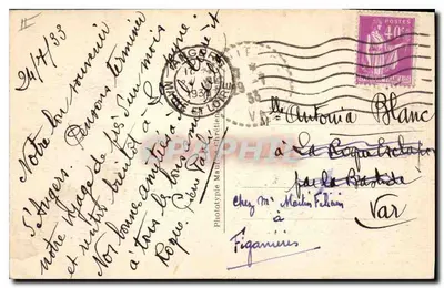 Angers — Piękny kąt Ogrodu Botanicznego — L.V. fot. nr 145 — Rewers
