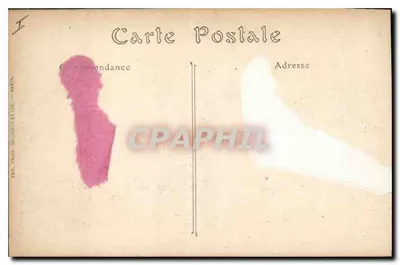 Angers — Wieża Haute-Chaîne — Wydawca: Impr. Phot. Sécurin et Cie, Paryż — Rewers