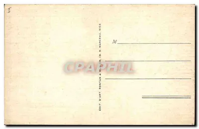 Menton - Cap Martin - Romeinse Poort - R.M. - Uitgever Rostan & Müller, 19 R. Marcel, Nizza — Achterkant