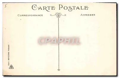 Menton - De Strand - Effect van Golven — Uitgever Baylone Frères, n° 301 — Achterkant