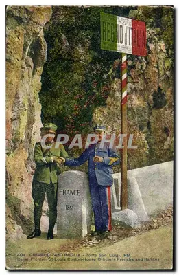 Grimaldo-Vintimiglia - Ponte San Luigi - Frontière italienne et française