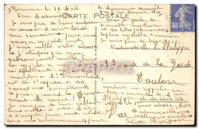 Menton — La Vieille Ville et le Boulevard de Garavan — RM — Verso