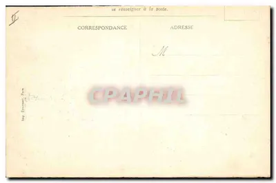 Ruiny antycznego teatru w Arles — według akwareli M. Louis Montagné — Messageries Maritimes — Rewers