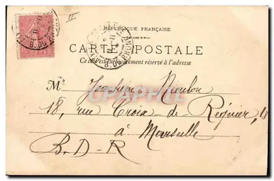Arles - 1838 - Het Romeinse Theater — uitgever Vacour, Marseille — Achterkant