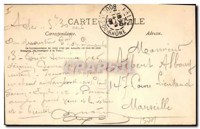 Arles — Statua Nioby — Kolekcja J. Frères, nr 157 — Rewers