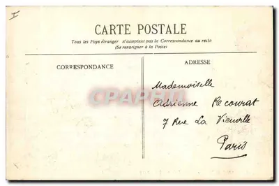 Bordeaux - Het Publieke Tuin - uitgever BR - 2419 — Achterkant