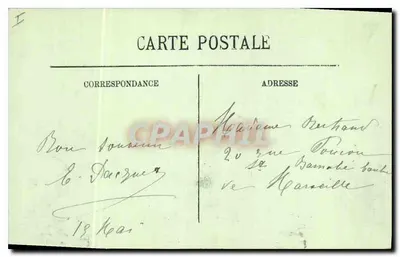 Bordeaux — Szczegółowy widok Pomnika Girondynów — Wydawca LL, n°15 — Rewers