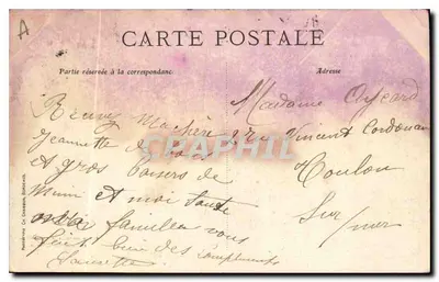 Fête des Vendanges — Char de l'Armagnac — Édition officielle Chambres-Erouird — Achterkant