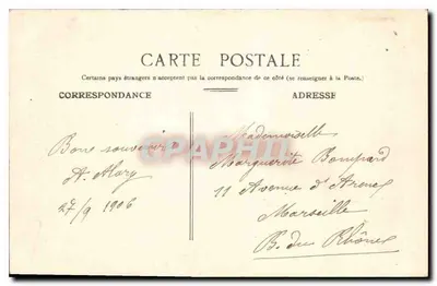 Paryż. Bois de Boulogne : La Grande Cascade — C.J. 103 — Rewers