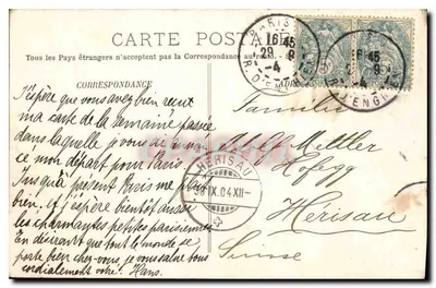Pałac Luxembourg — Paryż — LL. n° 158 — Rewers
