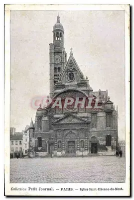 Igreja de Saint-Etienne-du-Mont — Paris — Coleção Petit Journal