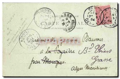 Parigi — Il Boulevard Montmartre — LL — Verso