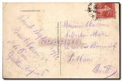 Paryż — Most Alexandre III — A.P. (wydawca Papeghin, nr 82) — Rewers