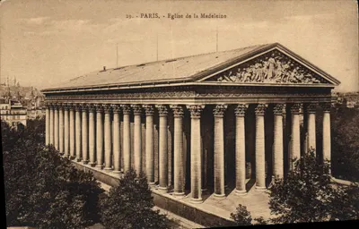 Paris - Igreja da Madeleine — série 29 — Éditions d'Art Paris