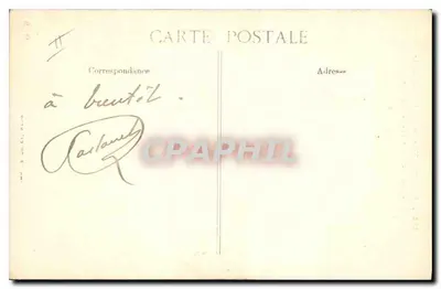 Paris — Visão do Sacré-Cœur — Edições da Poste, n° 4189 — Verso