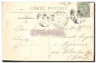 Paryż - Park Montsouris - Jezioro — P. Marmanse, Paryż, nr 427 — Rewers