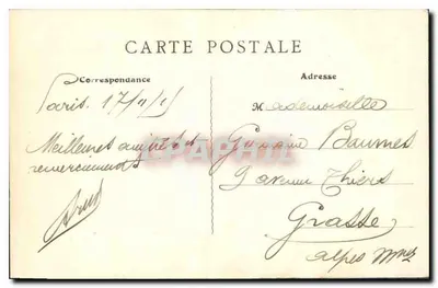 Paryż - Fontanna Świętego Michała — B.F., Paryż, n°6 — Rewers