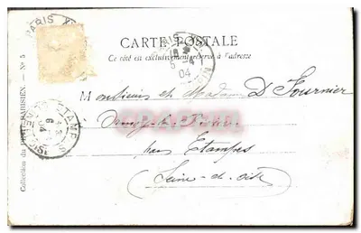 Paryż — Plac Republiki — Kolekcja Petit Parisien, nr 5 — Rewers