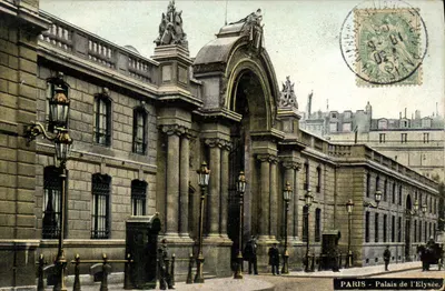 PARIS - Pałac Elysejski — widok architektoniczny — wydawca AQUATMOTO L.V. & Cie