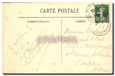 Paryż — Konciergeria — LL. — N° 571 — Rewers
