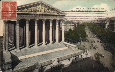 Paris — A Madeleine e os grandes Boulevards — J.H.