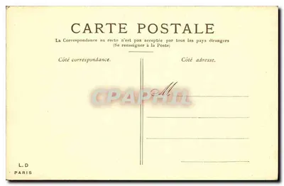 Paris — A Madeleine — L.D. Paris — Verso
