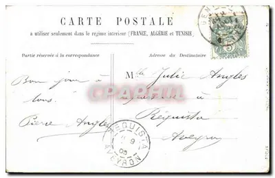 Säulen der Juli — Paris — H.L. n° 143 — Rückseite