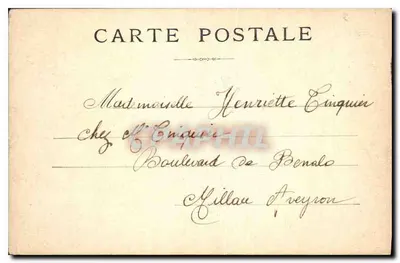 Paris — O Hôtel-de-Ville e o ponte sobre a Sena — editor não visível — Verso
