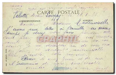 Parigi - Basilica del Sacro Cuore — Montmartre — Imp. Le Deley, Parigi — Verso