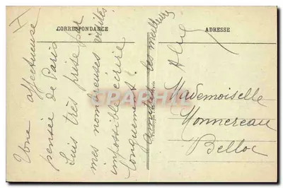 Parijs - La Butte Montmartre en het Sacré-Cœur — Chocolat-Menier, n°74 — Achterkant