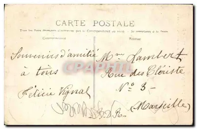 La Sainte-Baume — Le Grand Chêne de Giniès — Édité à Marseille, n° 710 — Verso