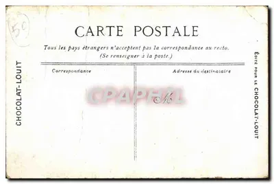 Mont-Saint-Michel — Drzwi Królewskie — wydawca L.V. G. C. nr 775 — Rewers