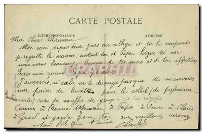 La Sainte-Baume — Entrée de la Grotte — E.D. n°1466 — Verso