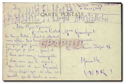 LA SAINTE-BAUME — Il Canapé — Editore E.P.D. n°1468 — Verso