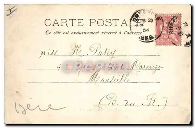 Grenoble — Ogród Miasta i Forty — Papeterie des Alpes Eug. Robert, Grenoble — Rewers