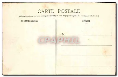 Parc de Versailles - Bassin de Neptune — Mme Moreau, édit., Versailles — Verso