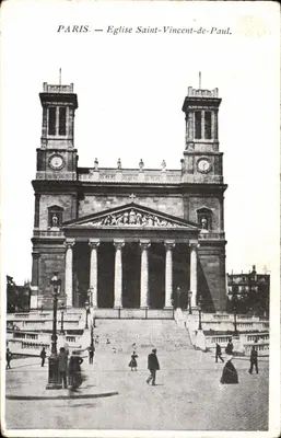 Paris — Igreja de São Vicente de Paulo — editor não identificado