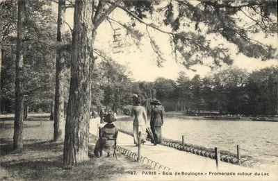 PARIS - Las Boulogne - Promenada wokół Jeziora — Wydawnictwo Gunilot, Paryż, nr 67