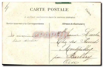 Montmartre — Plac Świętego Piotra. Wodospad. — A. Bonet, nr 599 — Rewers