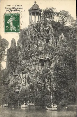 Buttes Chaumont — Widok z belwederu — J.H. n°249