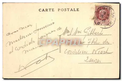 Parijs — Avenue des Champs-Élysées — Uitgave Jupphier, nr. 9 — Achterkant