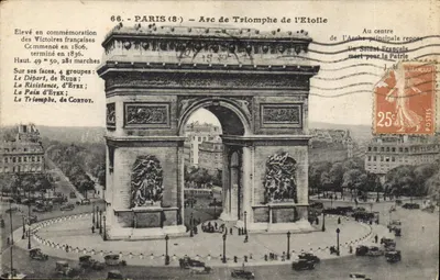 Paris (8e) — Arco do Triunfo da Estrela — L. Boisson, editor, 50, rue du Temple, Paris