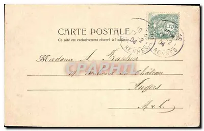 La Sorbonne — Paryż — wydawca H. Mullinaire, n° 164 — Rewers