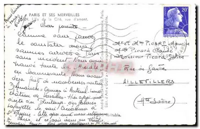 Notre-Dame w Paryżu — widok z tyłu — Wydawnictwo Art Guy — Rewers