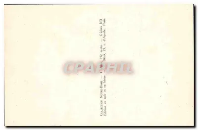 Paryż - Najświętsza Anna - Fronton — seria I - E.B. — Rewers
