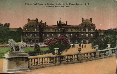 Paryż — Pałac i ogród Luxembourg — A. P. — n° 235