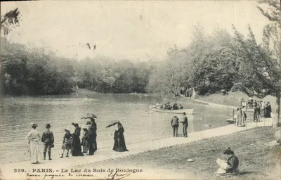 Paryż - Jezioro w Bois de Boulogne — wyd. S. F. nr 259