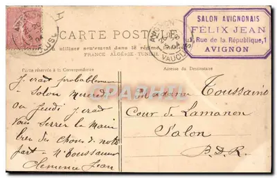 Awinion — Pałac Papieży i Katedra — Wydawca: 1012 — Rewers