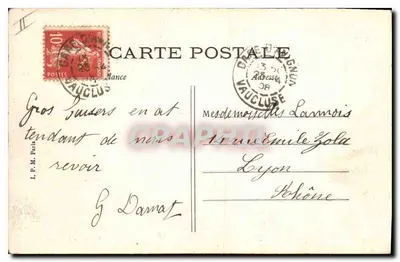 Awinion — Pałac Papieski — Sarrazin à Avignon — Rewers